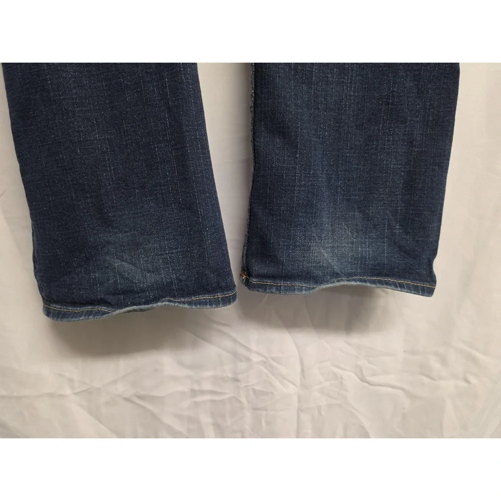 True Religion Johnny Jeans Mens 28x32 Blue Med Wash Straight Leg Made USA Denim